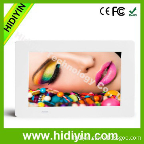 7 inch Wooden Design cartoon sex digital photos frame